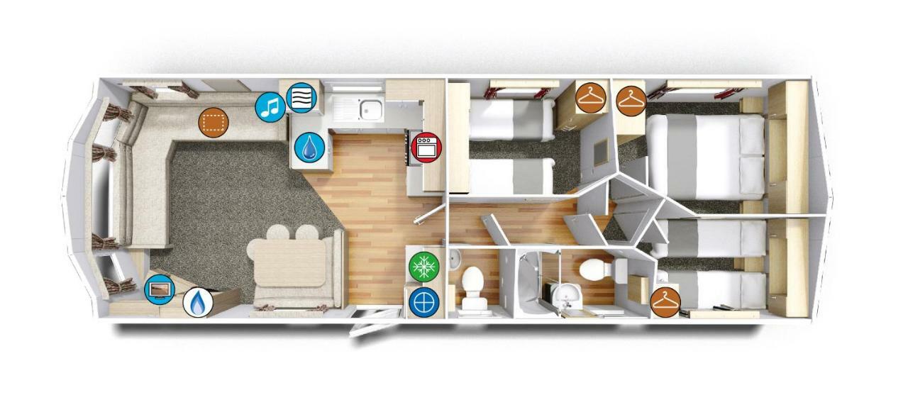 Отель Newquay Bay Porth Caravan Экстерьер фото